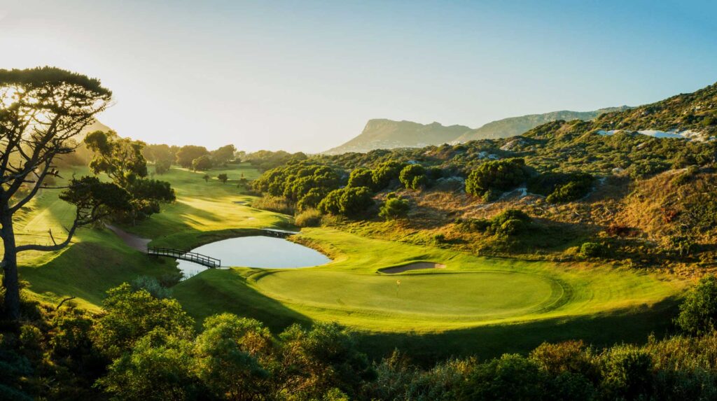 Clovelly golfbana i Kapstaden, Sydafrika